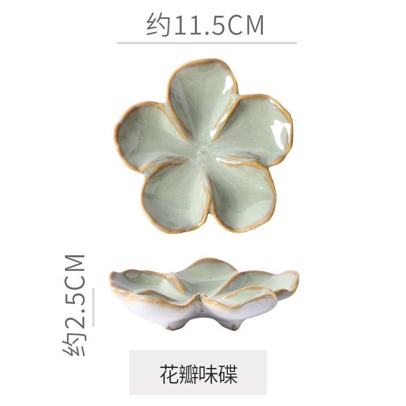 Dish Multi-color Kiln-turned Plate