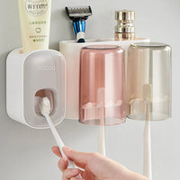 Wall-mounted Toothbrush Holder – Toilet Non-perforated Toothpaste