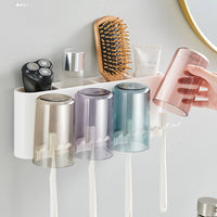 Wall-mounted Toothbrush Holder – Toilet Non-perforated Toothpaste