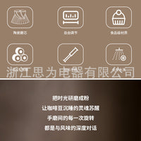 Portable Coffee Grinder Manual Stainless Steel Hand-Cranked