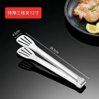 Clip Kitchen Barbecue Food Tongs – Silicone Anti-scalding Bread