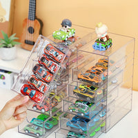 Domeka Transparent Display Stand – Drawer Alloy Car