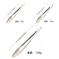 Clip Kitchen Barbecue Food Tongs – Silicone Anti-scalding Bread