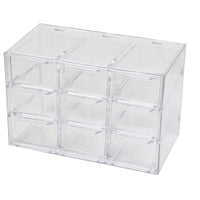 Six-grid Dustproof Drawer Storage Box – Stationery Jewelry 12-grid