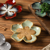 Dish Multi-color Kiln-turned Plate