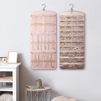 Hanging Jewelry Storage Bag – Double-sided Foldableable Metal