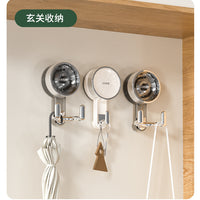 Rotary Suction Cup Hooks – Strong Vacuum Non-punching