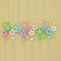 10mm Begonia Flower Reusable Straws – Cap Stanley Water