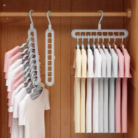 Multifunctional Magic Hanger – Foldable Nine Holes