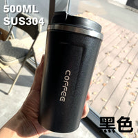 Water Cup Thermos Coffee – Double-layer Car Smart