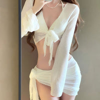 Bikini Swimsuit – Women Four-piece Set