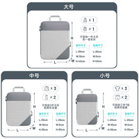 Set Mesh Visible Suitcase – Trolley Case Organizer