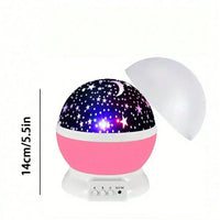 Star Moon Projection Lamp – Room Decor Birthday