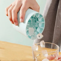 Silicone Ice Cube Tray – Round Bucket