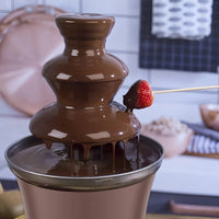 3-Tier Mini Chocolate Fountain – Electric Fondue Machine for Parties (10 oz)
