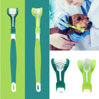 3-sided Pet Toothbrush – Dog Plastic