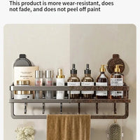 Drill Suction Cup Rack – Bathroom Shelf Toilet