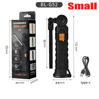 Cob LED Flashlight USB Accessory – Rechargeable Work Light
