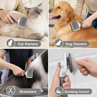 Universal Pet Detangling Brush – Massages Out Knots