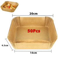 100-piece Air Fryer – Disposable Paper Non-stick