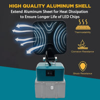 Battery Flashlight Working Light – Camping Lamp