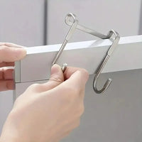 Silver Metal Seamless Hooks – Kitchens Bathrooms Wardrobes