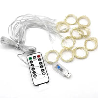 LED Fairy String Curtain – Lights Mode Remote