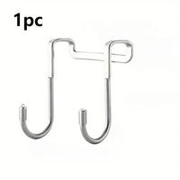 Silver Metal Seamless Hooks – Kitchens Bathrooms Wardrobes
