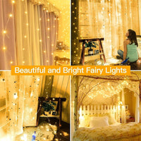 LED Fairy String Curtain – Lights Mode Remote