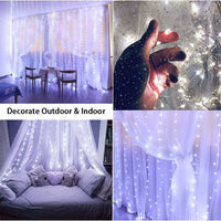 LED Fairy String Curtain – Lights Mode Remote