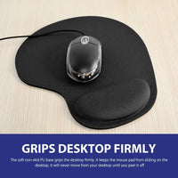 Ergonomic Wrist Rest Mouse Mat – Memory Foam Non-slip