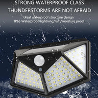 100LED Solar Wall Lamp – Outdoor Lampwaterproof Motion