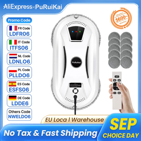 Ultra Thin Robot Vacuum Cleaner – Window Cleaning Electric