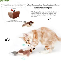 Hot Simulated Bird Cat Accessory – Toy Interactive Toys