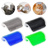 Wall Mount Corner Cat Accessory – Self Groomer Comb