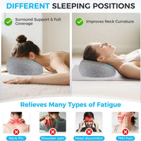 Ergonomics Lying Down Pillow – Memory Foam Breathable