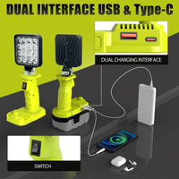 Battery Flashlight Working Light – Camping Lamp