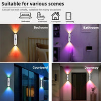 Double-head LED Night Light – Motion Sensor RGB