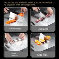 Stainless Steel Panel Chopping Board – Kitchen Household Thickened