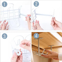 Under Desk Cable Management Tray – Power Strip & Cord Organizer