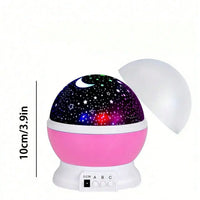 Star Moon Projection Lamp – Room Decor Birthday
