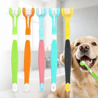 3-sided Pet Toothbrush – Dog Plastic