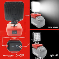 Battery Flashlight Working Light – Camping Lamp