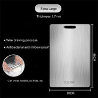 Stainless Steel Panel Chopping Board – Kitchen Household Thickened