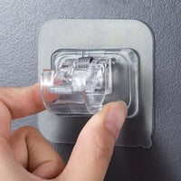 Adhesive Hooks Punch-free Curtain – Rod Clip Hook