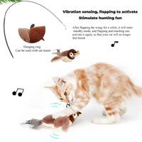 Hot Simulated Bird Cat Accessory – Toy Interactive Toys