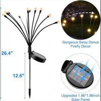 Solar Firefly Garden Lights – Waterproof Outdoor Decorative Lights (10 LED)