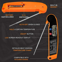 Digital Kitchen Food Thermometer – Meat Water Milk