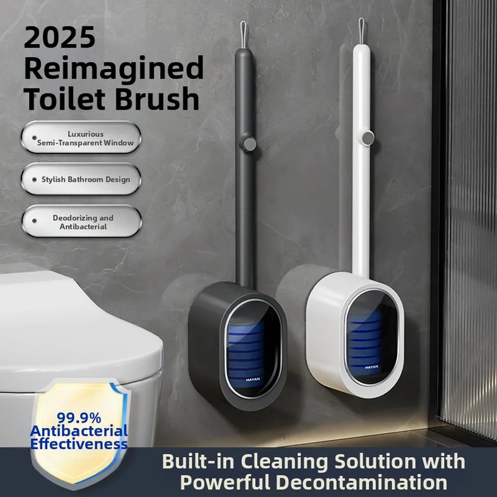 Cleaning Kit Disposable Toilet Accessory – Brush Wall Mounted
