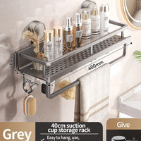 Drill Suction Cup Rack – Bathroom Shelf Toilet